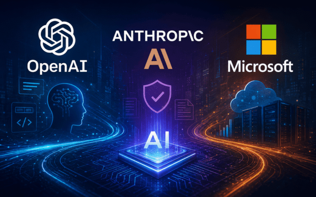 The Quiet AI Power Shift Happening Between OpenAI, Anthropic, and Microsoft