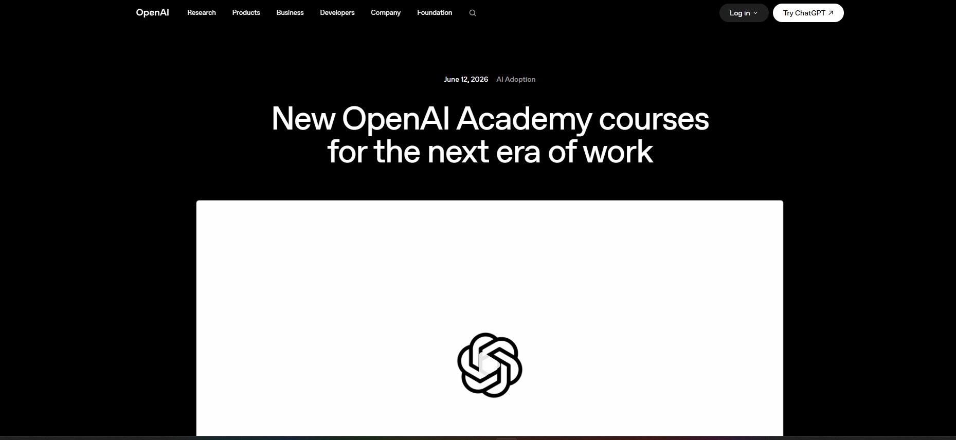 OpenAI Academy: Agents and Workflows
