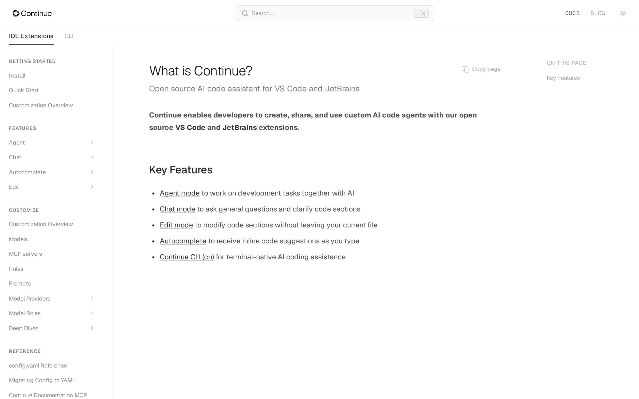 Continue