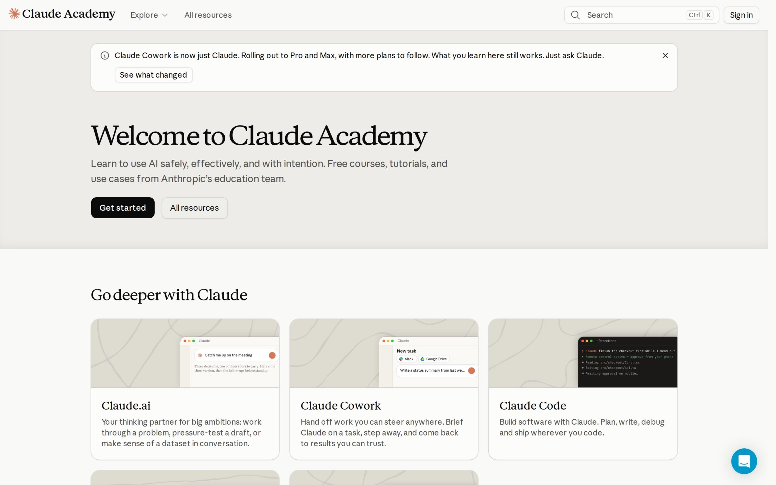 Claude Academy