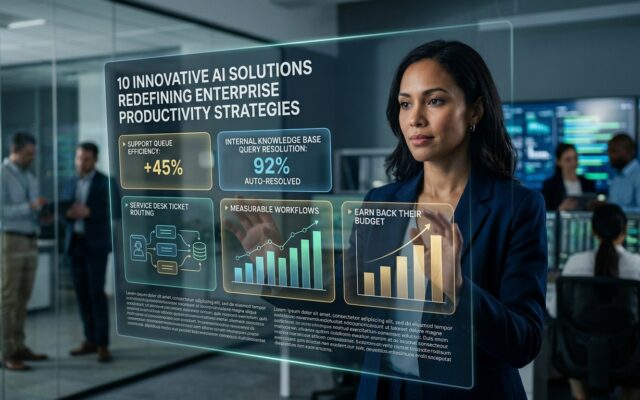10 Innovative AI Solutions Redefining Enterprise Productivity Strategies